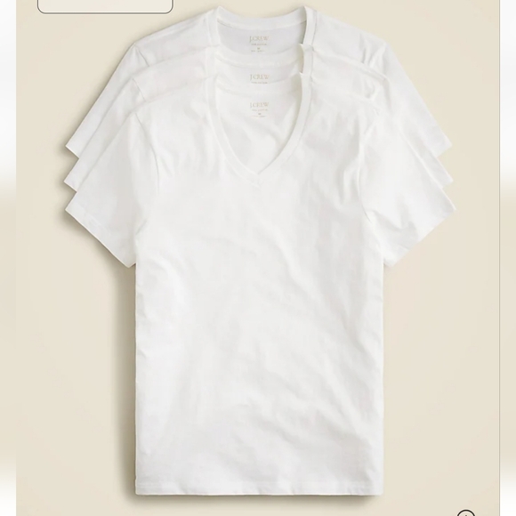 J. Crew Other - New J Crew V-neck undershirts three-pack BY548